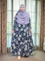 গরমে পরার উপযোগী ডাবল পার্ট গাউন soft and lightweight double part gown