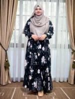 প্রিমিয়াম ইমপোর্টেড সফট এ্যালেক্স মারমেইড গাউন - Image 3