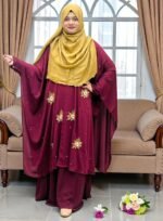 সেরা বিক্রিত কারচুপি ডিজাইন কেপ আবায়া কালেকশন। Gorgeous Karchupi work cape for women in Dubai Cherry fabric