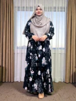 প্রিমিয়াম ইমপোর্টেড সফট এ্যালেক্স মারমেইড গাউন - Image 2