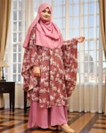 প্রিমিয়াম এ্যালেক্স ম্যাটেরিয়ালের গোল কেপ | নন ট্রান্সপারেন্ট ফ্রি সাইজ - Image 2