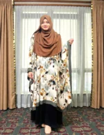 ডেইলি কমফোর্ট নন ট্রান্সপারেন্ট আবায়া | সফট এ্যালেক্স ফেব্রিক্স ফ্রি সাইজ - Image 4