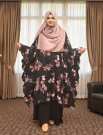 মডেস্ট ফ্যাশন ফ্রিল কেপ ফর লেডিস