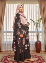 স্টাইলিশ ফ্রি সাইজ ফ্রিল কেপ ফর উইমেন