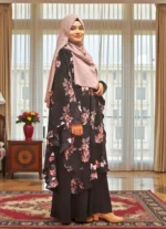 ফ্রিল কেপ | চারকোনা স্টাইল নন ট্রান্সপারেন্ট সফট এ্যালেক্স ফ্রি সাইজ স্টাইলিশ কেপ