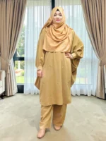 কারচুপি কেপ প্যান্ট কো-অর্ড সেট | নন-ট্রান্সপারেন্ট সফট CY ম্যাটেরিয়াল | ফ্রি সাইজ