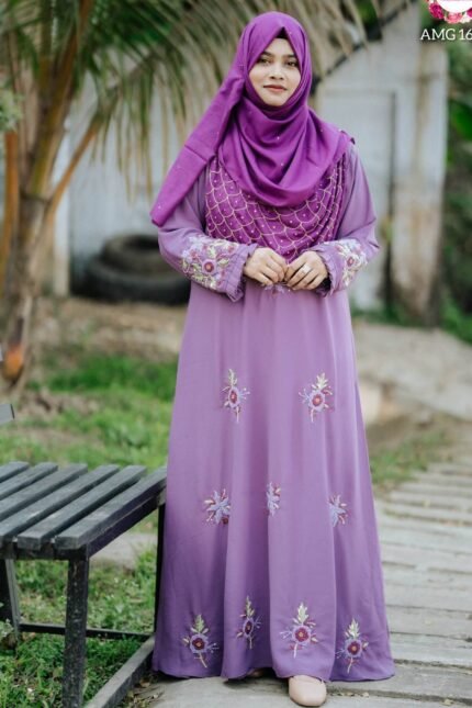 abaya and gown amg 1652