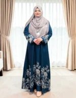 প্রিমিয়াম এমব্রয়ডারি বোরখা – টেকসই কোরিয়ান ভাংচুর ম্যাটেরিয়াল দিয়ে বানানো - Image 3