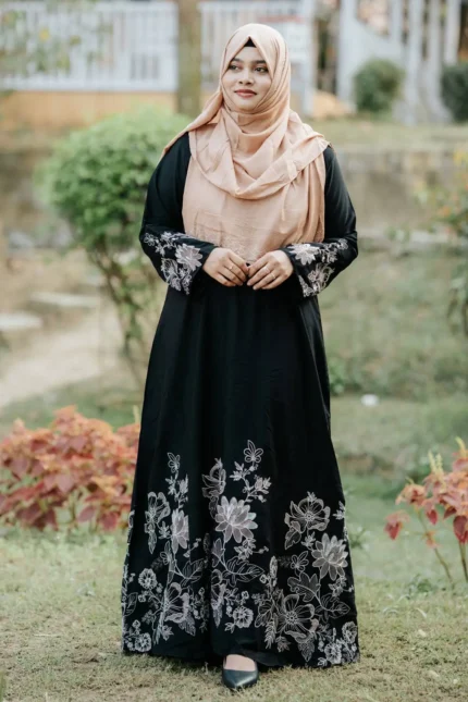 abaya and gown amg 1654