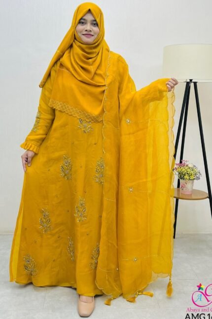 abaya and gown amg 1659