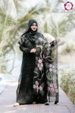 এক্সক্লুসিভ কারচুপি পিওর মসলিন গাউন আমাদের নিজস্ব ডিজাইনে তৈরী