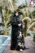 এক্সক্লুসিভ কারচুপি পিওর মসলিন গাউন আমাদের নিজস্ব ডিজাইনে তৈরী - Image 2