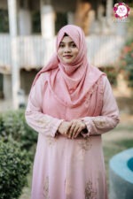 এক্সক্লুসিভ কারচুপি জর্জেট কিমোনো | Soft Transparent Kimono for Women - Image 4