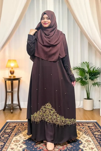 ABAYA AND GOWN AMG 1731 2