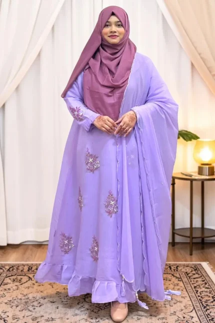 abaya and gown AMG 1703