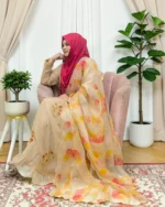 প্রিমিয়াম কারচুপি মসলিন গাউন সহ ওড়না  – একদম রাজকীয় লুক - Image 2