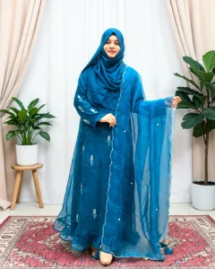 ABAYA AND GOWN MUSLIN COLLECTION AMG 1742
