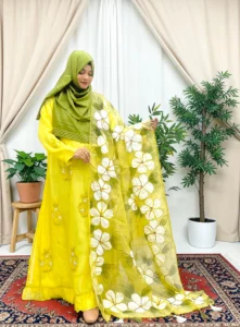 abaya and gown amg 1747