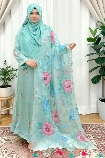 abaya and gown amg 1750