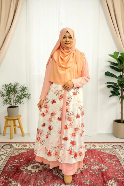 abaya and gown kimono koti amk 1753
