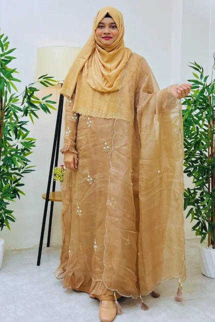 abaya and gown muslin amg 1734