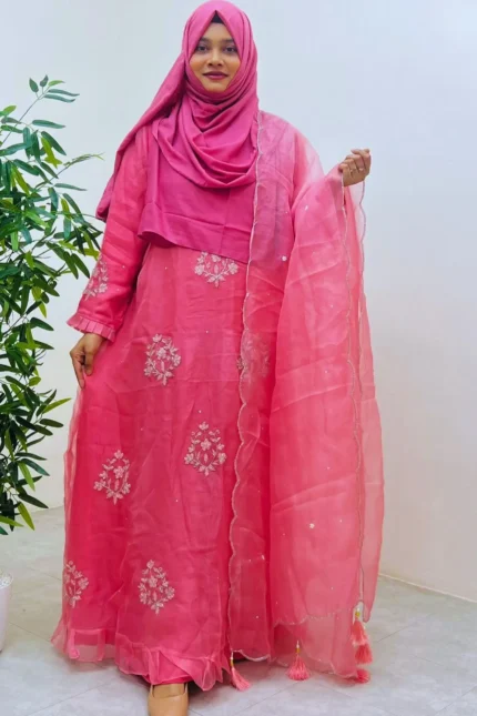 abaya and gown muslin amg 1735