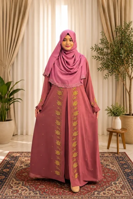 Luxury Diamond Georgette Kimono