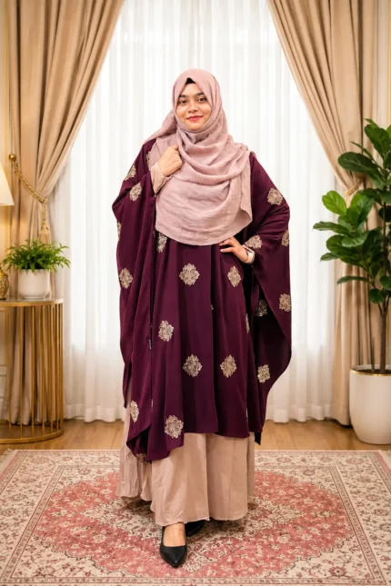 Soft Non-Transparent Diamond Georgette Fabric