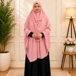Attached Niqab Short Khimar