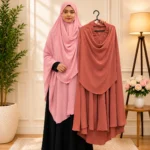 Premium CY Short Khimar with Niqab