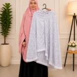 free size printed khimar