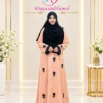 ওয়ান-পার্ট কারচুপি বোরখা | হালকা ও সফট Popcorn Crepe Fabric-এ তৈরি