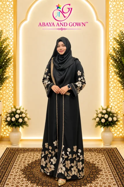 এমব্রয়ডারি বোরখা সেট
