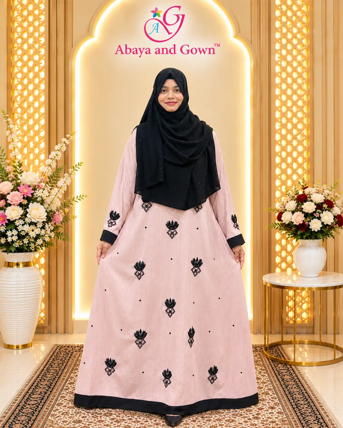 Abaya and Gown Lightweight and soft fabric Karchupi burqa AMB 1902 ওয়ান-পার্ট বোরখা