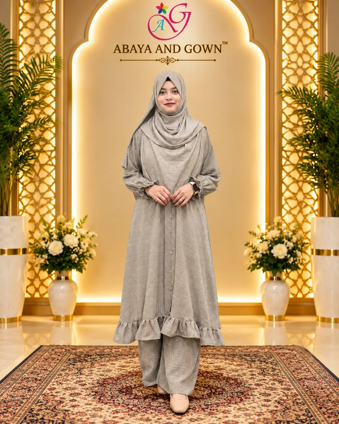 Abaya and Gown New Comfortable CY Co-ord Set Premium Summer Collection AMKR 1872 Summer Collection-এর প্রিমিয়াম CY কো-অর্ড সেট