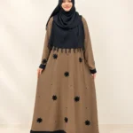 Black Karchupi One-Part Borka in CY Material